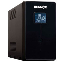 HUNNOX UPS Y ESTABILIZADOR 650VA METAL LCD C/USB